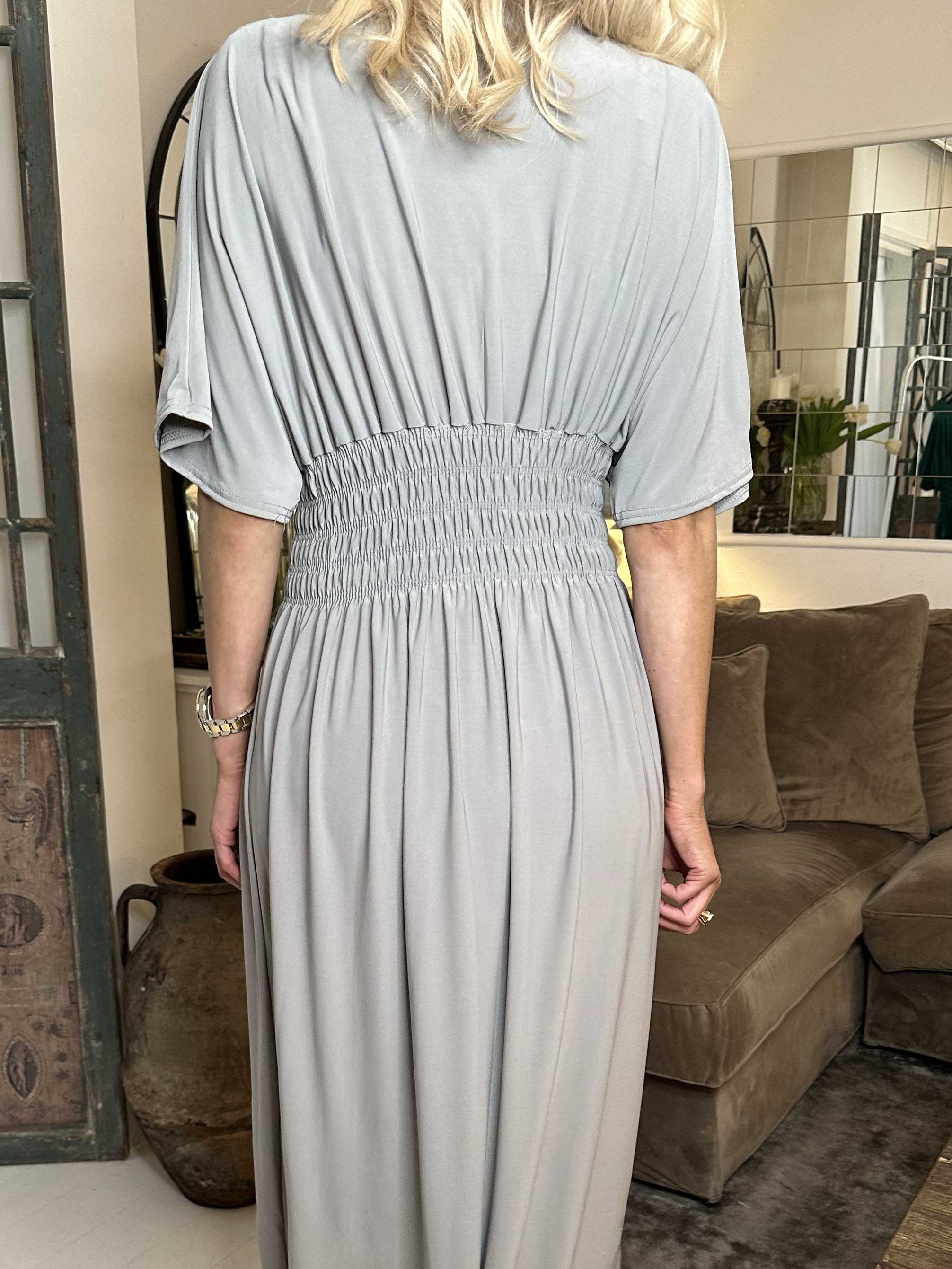 Pams Plain - Elastisk kjole med smock